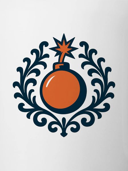 Kreisrahmen Monogramm Icon. Monogramm & Initialen.