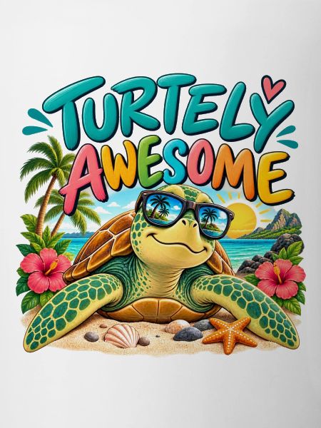 Turtely Awesome Beach Turtle