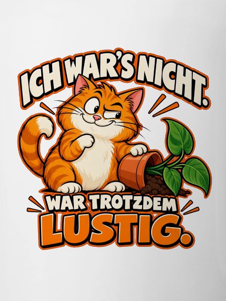 Freche Katze – Ich war’s nicht. 