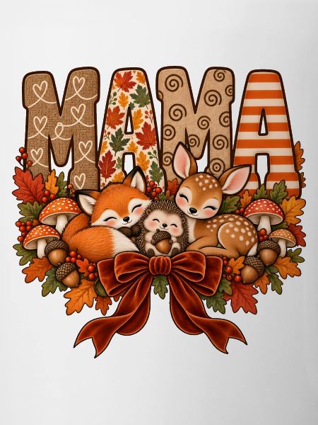 Schlafende Waldtiere Mama