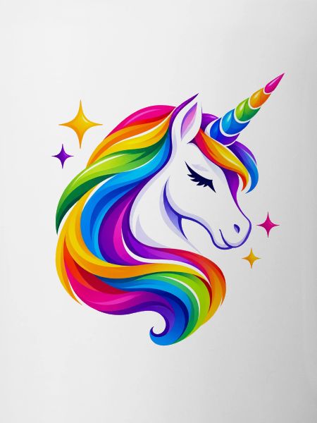 Flammendes Regenbogeneinhorn