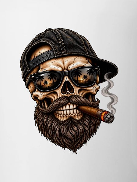 Skull Vibes – Bartmode auf Bearded Skull
