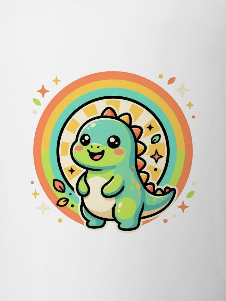 Süßer Dino Regenbogen Glow