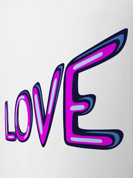 Liebe Neon-Schriftzug