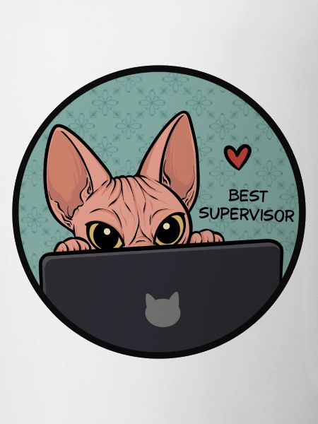 Beste Supervisor Katze - Sphynx Cat 