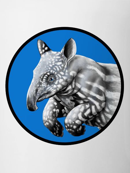 kleines Tapir in rundem kreis