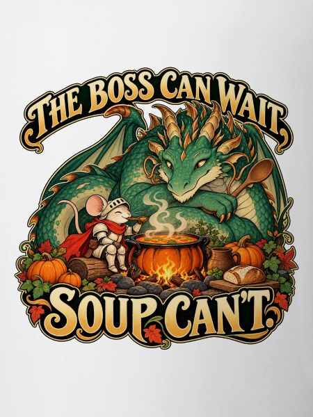 Drachenboss mit Suppe