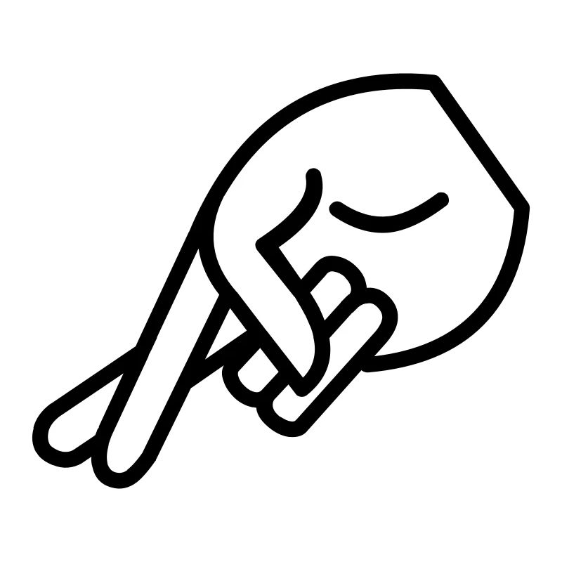 lying - crossed fingers