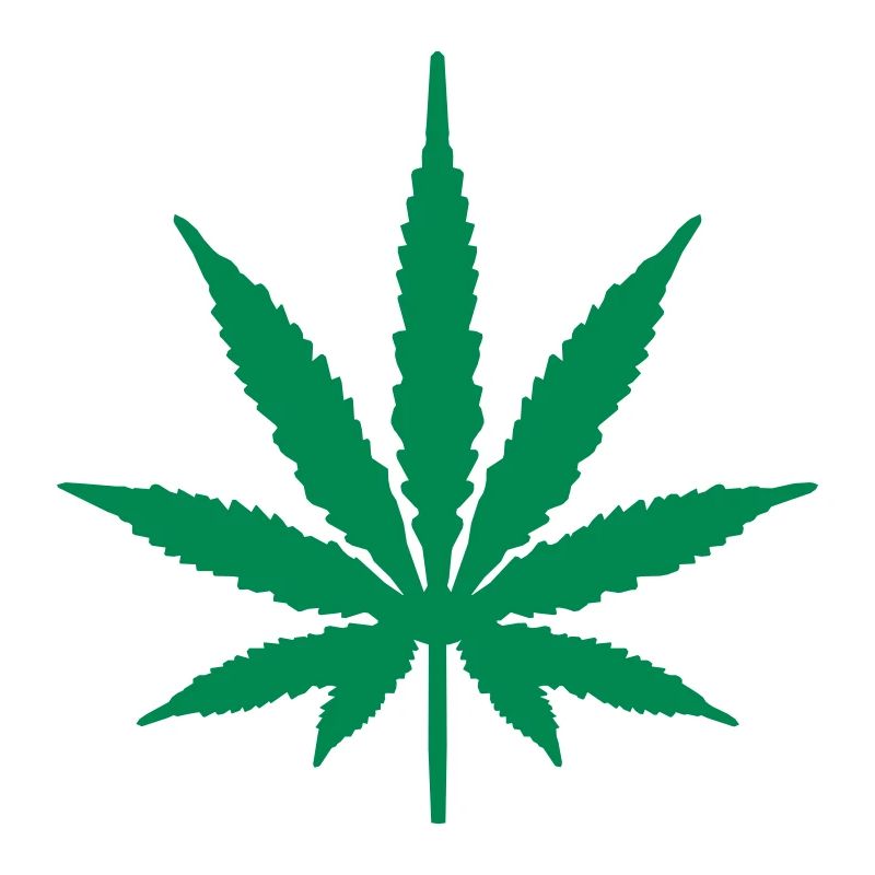 Marihuana-Blatt