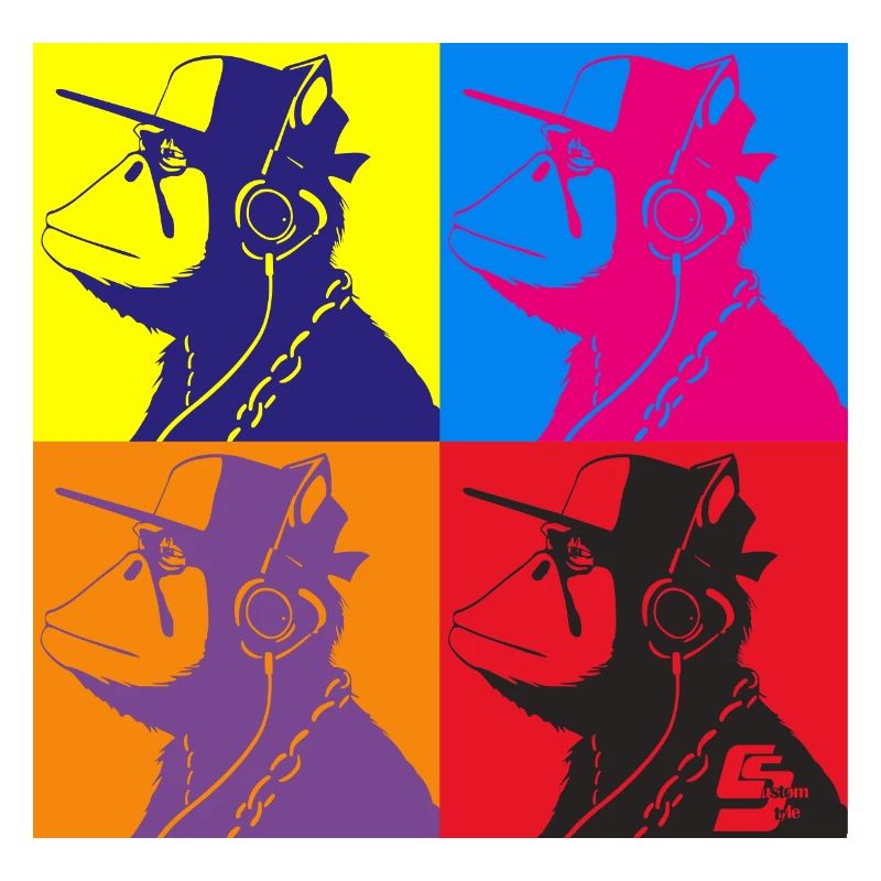 Affe Warhol von Custom
