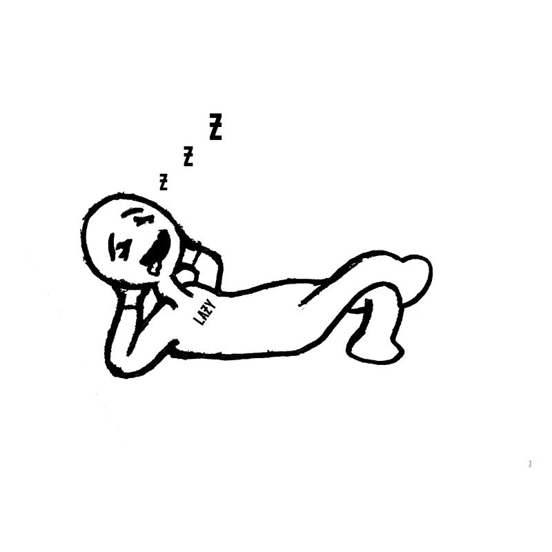 lazy guy