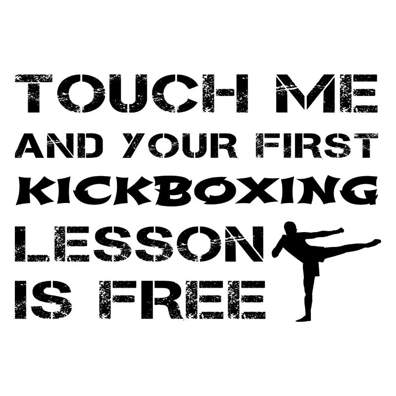 Touche-moi et ta première leçon de kickboxing gratuite
