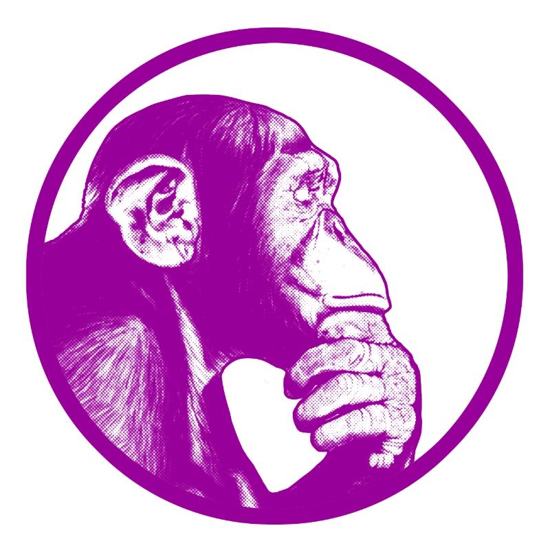 Pensez à des chimpanzés singes