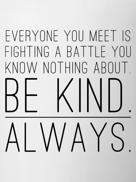 Be kinde