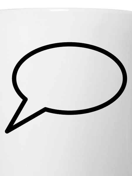 Speech bubble icon to personalize
