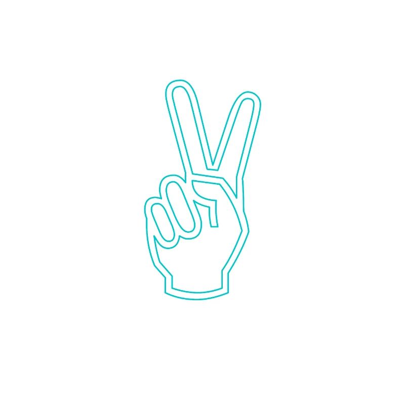 Victory sign icon