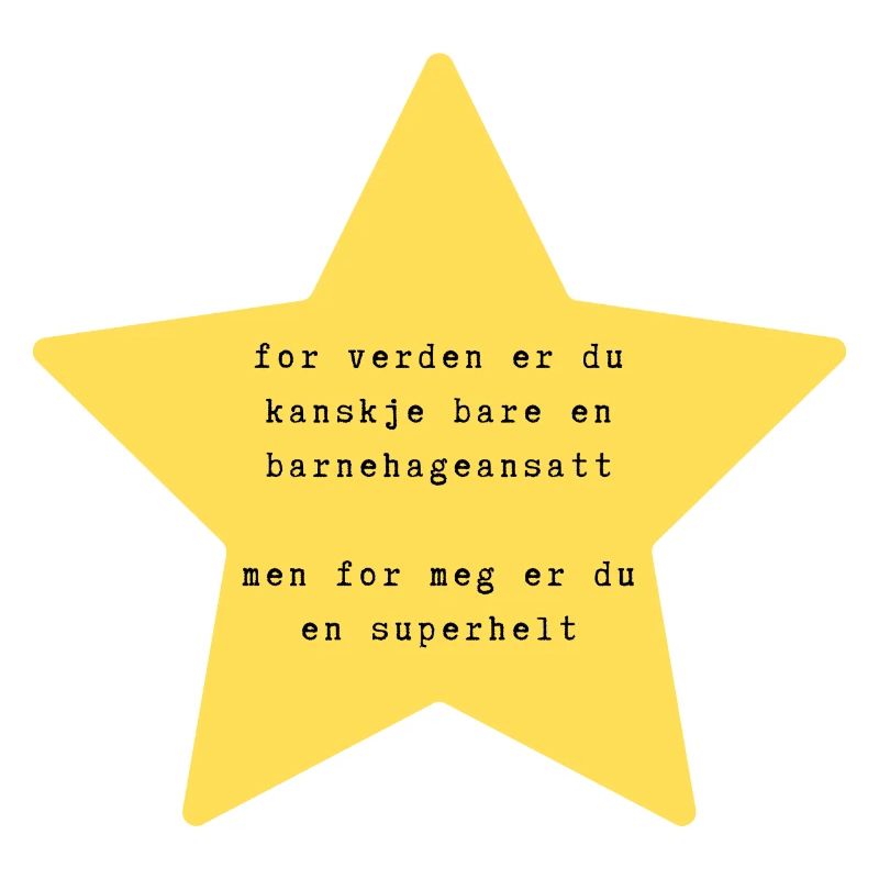 Kindergartenangestellter Superheld