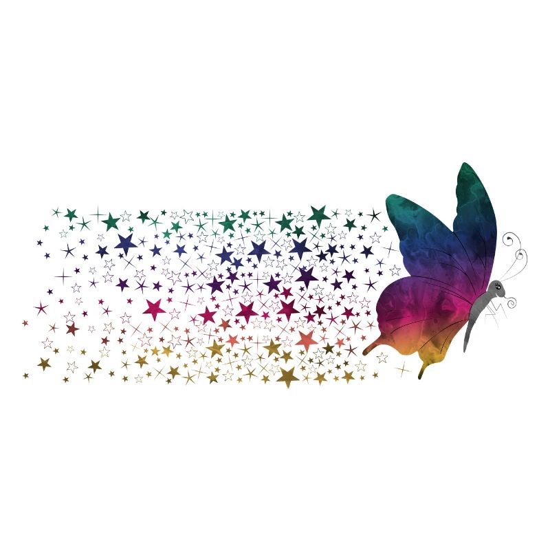 Butterfly - Rainbow Stardust