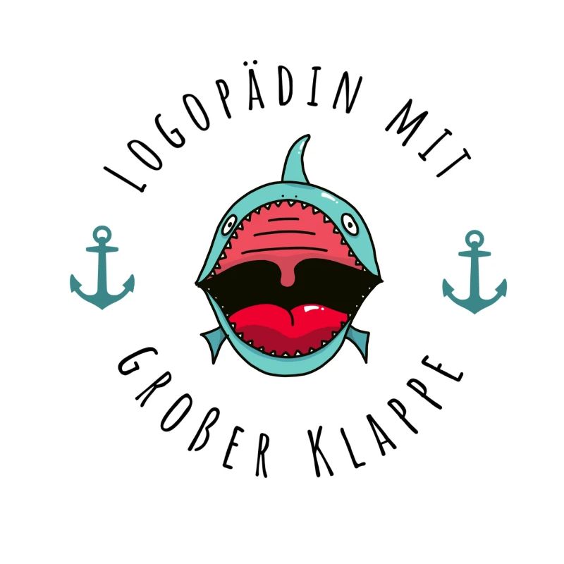 Logopädin mit großer Klappe