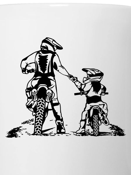 Motocross Père et fille