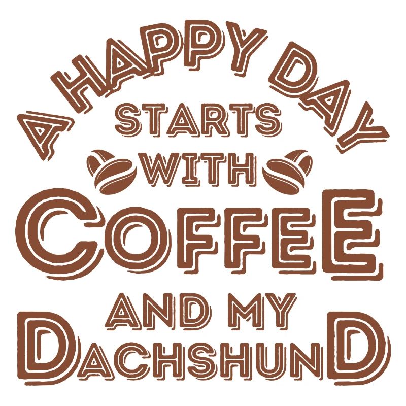 Dackel Kaffee Hund Cafe