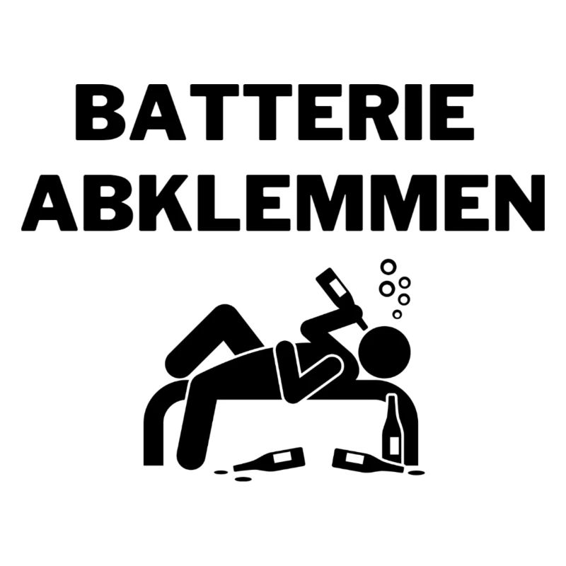 Batterie abklemmen