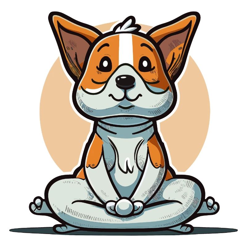 Poses de chiot