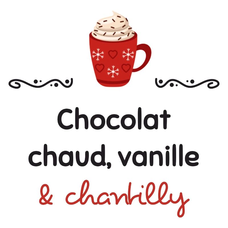 Chocolat chaud, vanille & chantilly | Cadeau