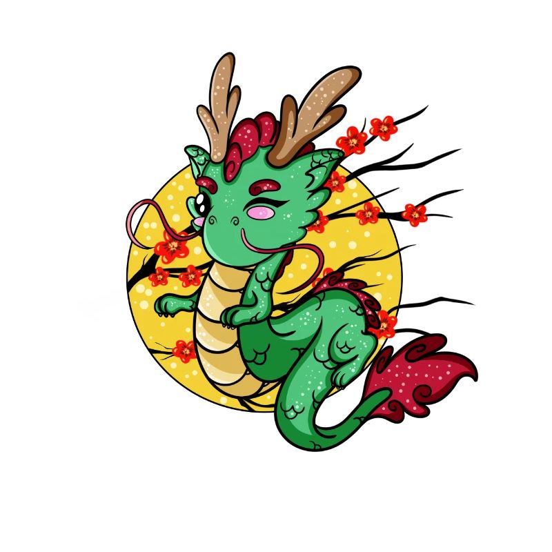 Drache Kawaii