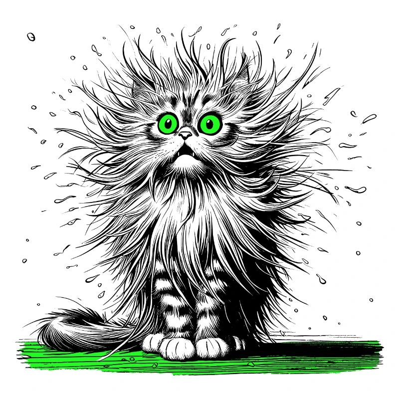 Chat, Bande Dessinée, Drôle, Drôle