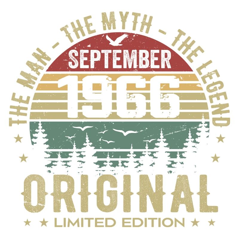 Anniversaire Original 1966 - Cadeau Septembre 1966