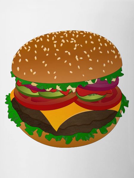 Leckerer Burger Genuss