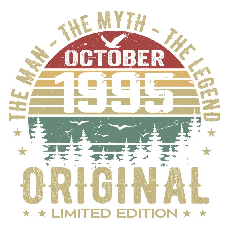 Mann Geburtstagsgeschenk 1995 Oktober 1995