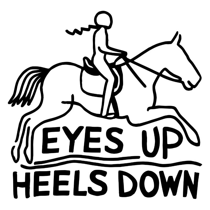 Les yeux vers le haut, les talons vers le bas