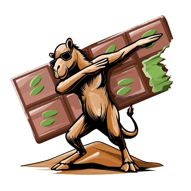 Dabbing Dromadary & Chocolat de Dubaï