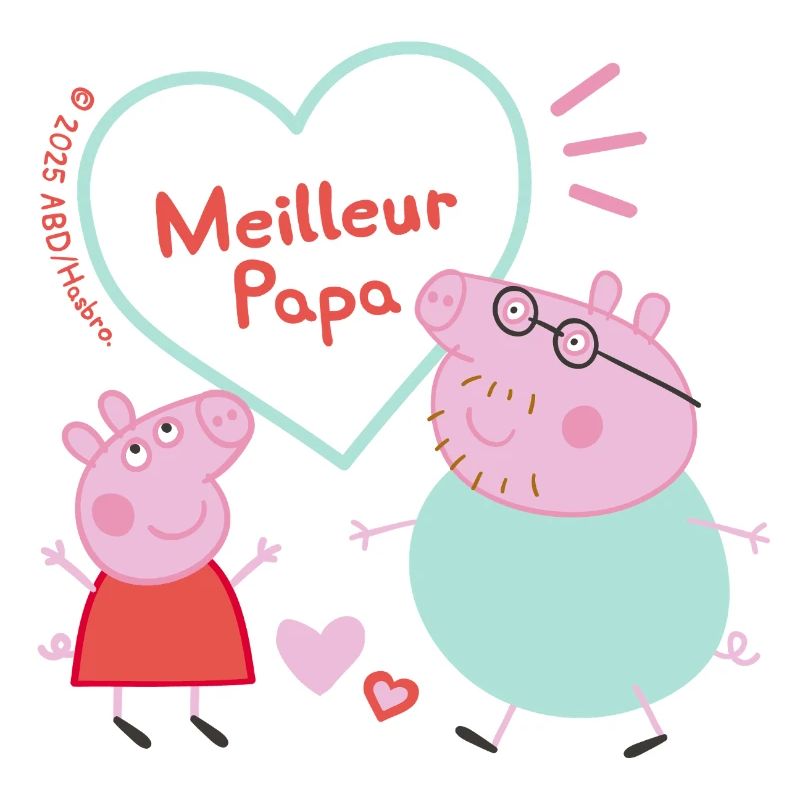 Peppa Pig Design Meilleur Papa