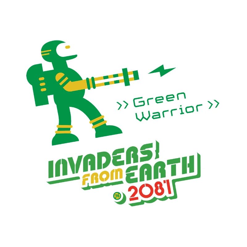 Invaders From Earth 2081 GREEN WARRIOR