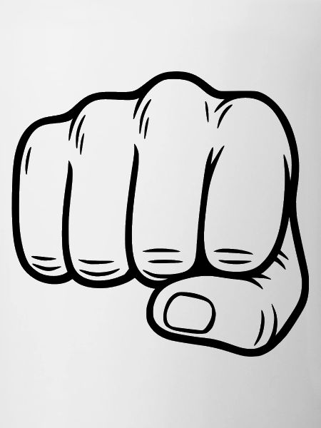 Faust Handzeichen – Fist Symbol
