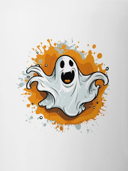 Spukgeist auf Farbsplash