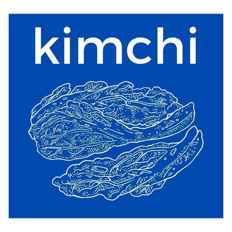 Kimchi Line Style Bleu
