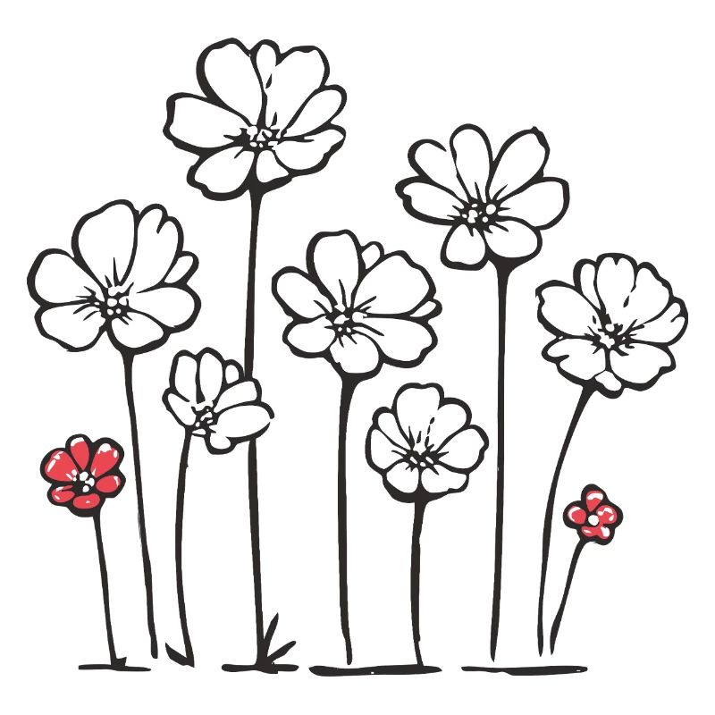 Delicate Wildflower Pattern