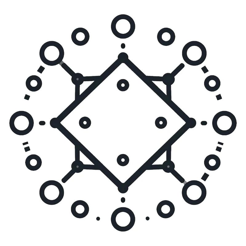 Geometric Diamond Mandala