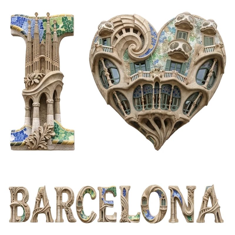 Barcelone – Architecture organique