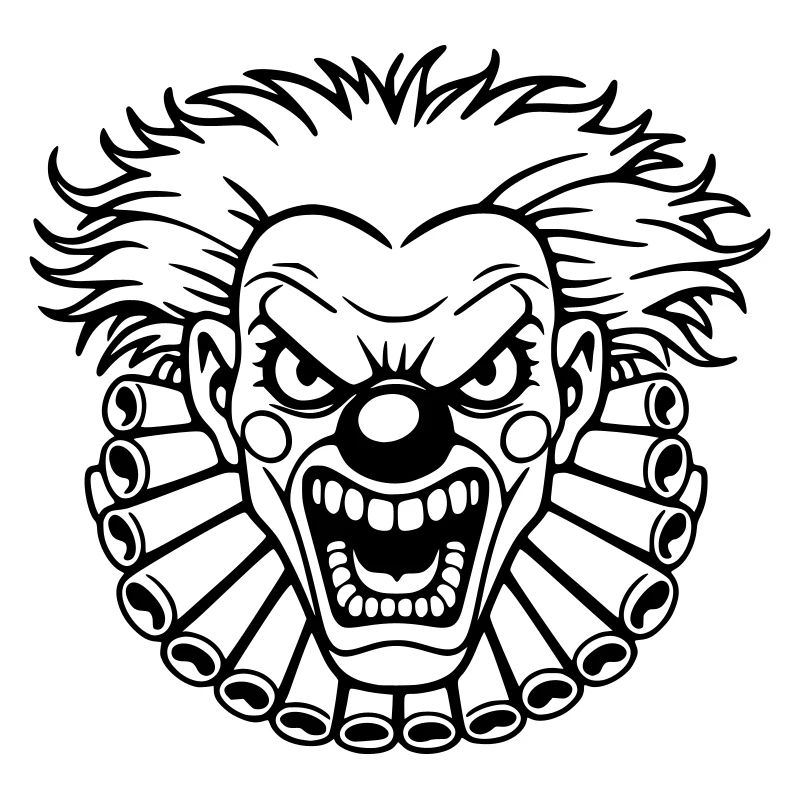 clown méchant 
