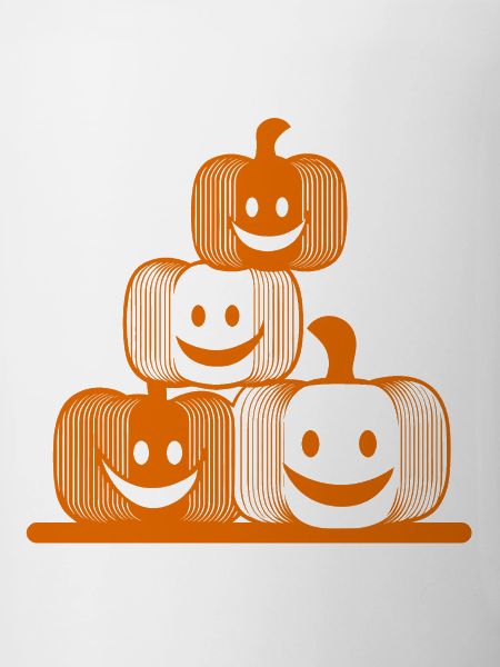 Four Laughing Pumpkins – Modern Halloween Icon