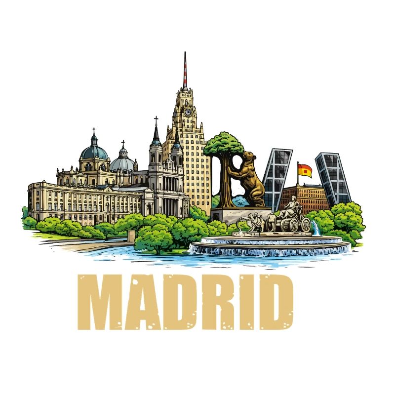 Silhouette de Madrid