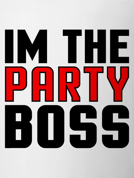 Ich bin der Party Chef