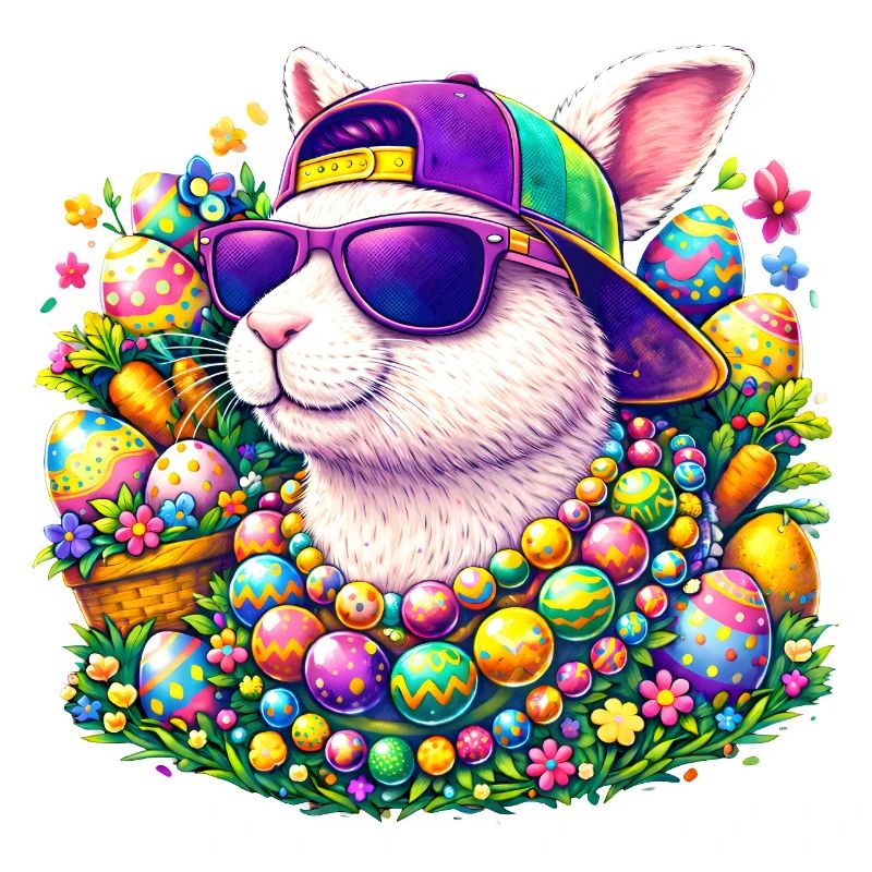 Easter Bunny Neon Sunglasses