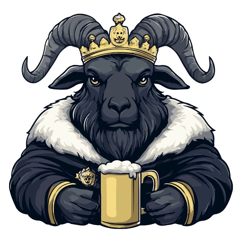 Bergziege Bier König