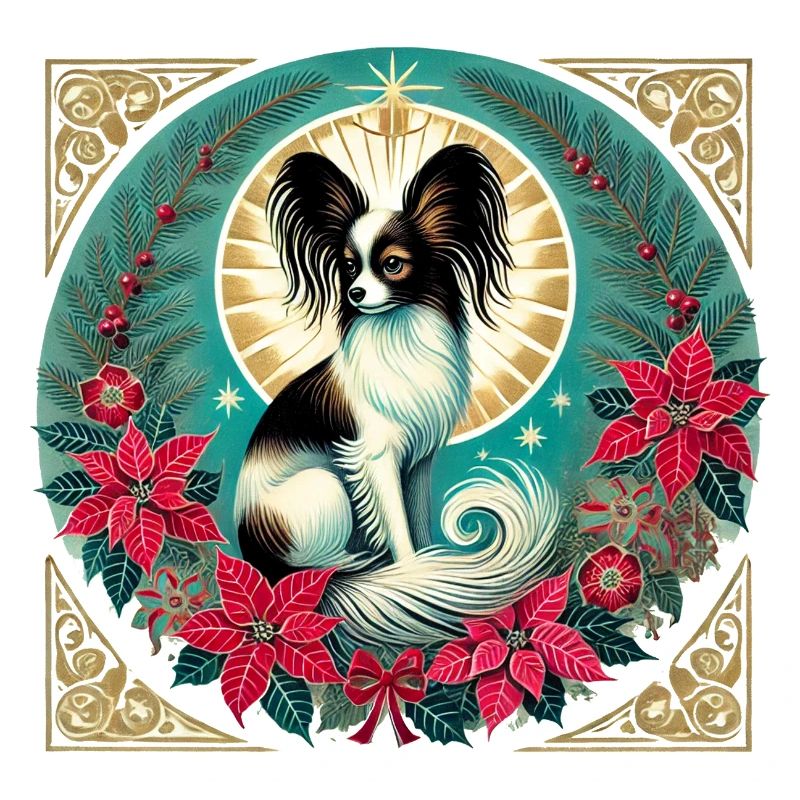 Papillon Halo Weihnachtskreis